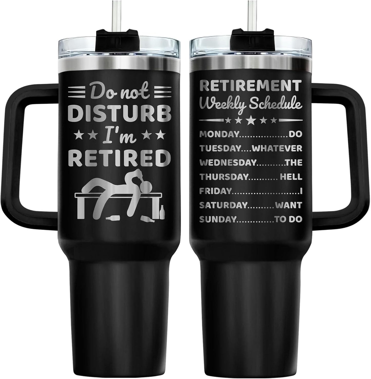 Dad Dadman Funny 40 oz Tumbler with Handle, Funny Dad Gift | Gift for Dad Tumbler 40oz, Cool Dadman Travel Mug, Funny Superhero Birthday from Daughter Son - Colors B