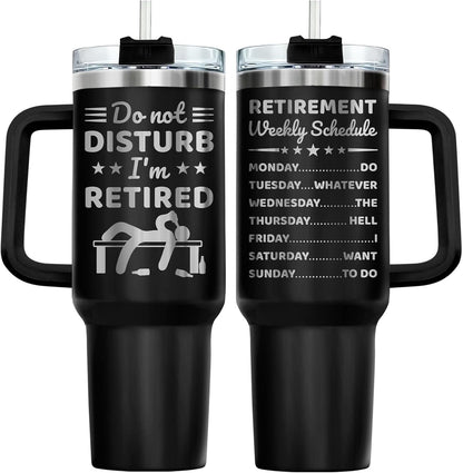 Dad Dadman Funny 40 oz Tumbler with Handle, Funny Dad Gift | Gift for Dad Tumbler 40oz, Cool Dadman Travel Mug, Funny Superhero Birthday from Daughter Son - Colors B