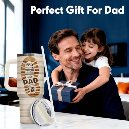 Dad Dadman Funny 40 oz Tumbler with Handle, Funny Dad Gift | Gift for Dad Tumbler 40oz, Cool Dadman Travel Mug, Funny Superhero Birthday from Daughter Son - Colors B