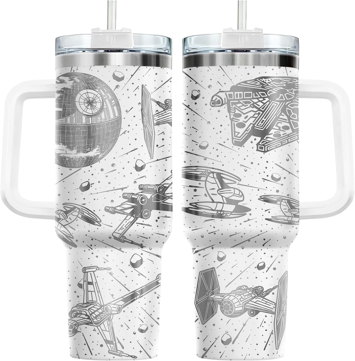 Dad Dadman Funny 40 oz Tumbler with Handle, Funny Dad Gift | Gift for Dad Tumbler 40oz, Cool Dadman Travel Mug, Funny Superhero Birthday from Daughter Son - Colors B