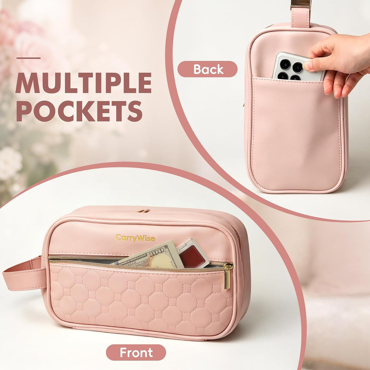 Breast Milk Cooler Travel Bag with 3 Ice Pack, Waterproof Breastmilk Cooler Storage Bag, Portable & Versatile Insulated Cooler Bag with Buckle Handle for Nursing Mom Daycare
