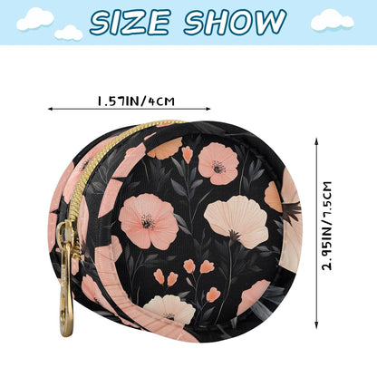 Pretty Flowers Baby Pacifier Holder Case, Dustproof Portable Storage Box for Diaper Bag Purse, Pacifier Storage Container for Boys & Girls
