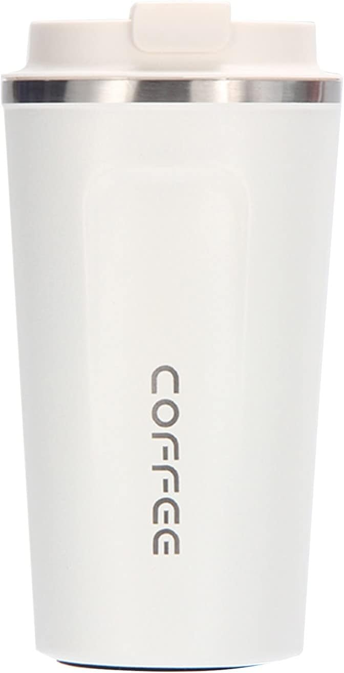 Travel Coffee Mug, 17 oz Insulated Coffee Tumbler with Spill Leak-Proof Lid,Double Wall Stainless Steel Vacuum Reusable Thermal Cup for Keep Hot/Ice Drinks,Tea,Water,Beer