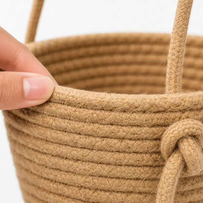 Nursery Over the Door Basket, 3 Tier Woven Wall Hanging Bag Set, 1Pc