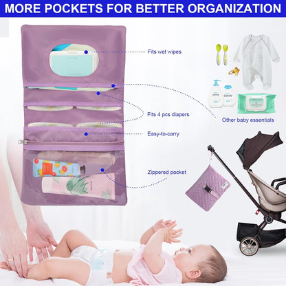 Shoulder Diaper Tote Mommy Bag for Boy Girl Twins