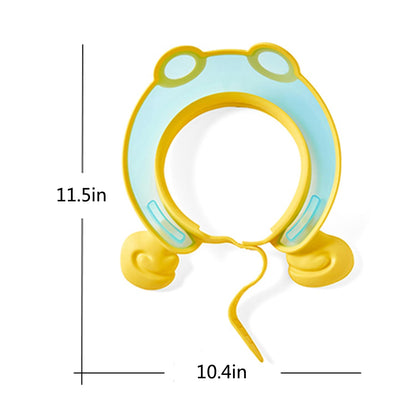 Baby shampoo cap shower visor shield hat kids bath Washing Hair rinser Prevents Water from Pooling in Face for To protect the eyes and ears of toddlers and children