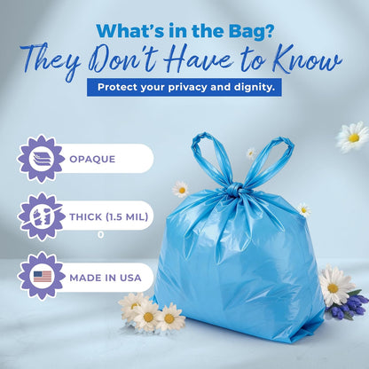 Scented Thick Bags for Discreet Waste Disposal