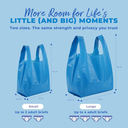 Scented Thick Bags for Discreet Waste Disposal