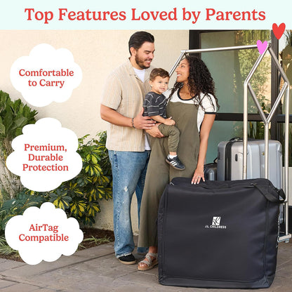 J.L. Childress Universal Stroller Travel Bag for Airplane, Medium, Unpadded