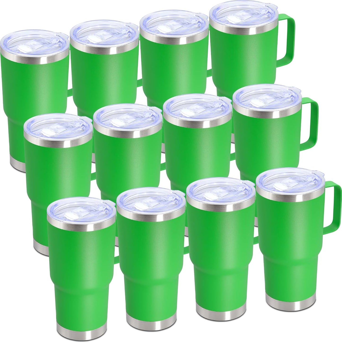 20 oz Tumbler with Handle, Coffee Tumblers with Lid Tavel Mug Navy 1P