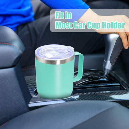 20 oz Tumbler with Handle, Coffee Tumblers with Lid Tavel Mug Navy 1P