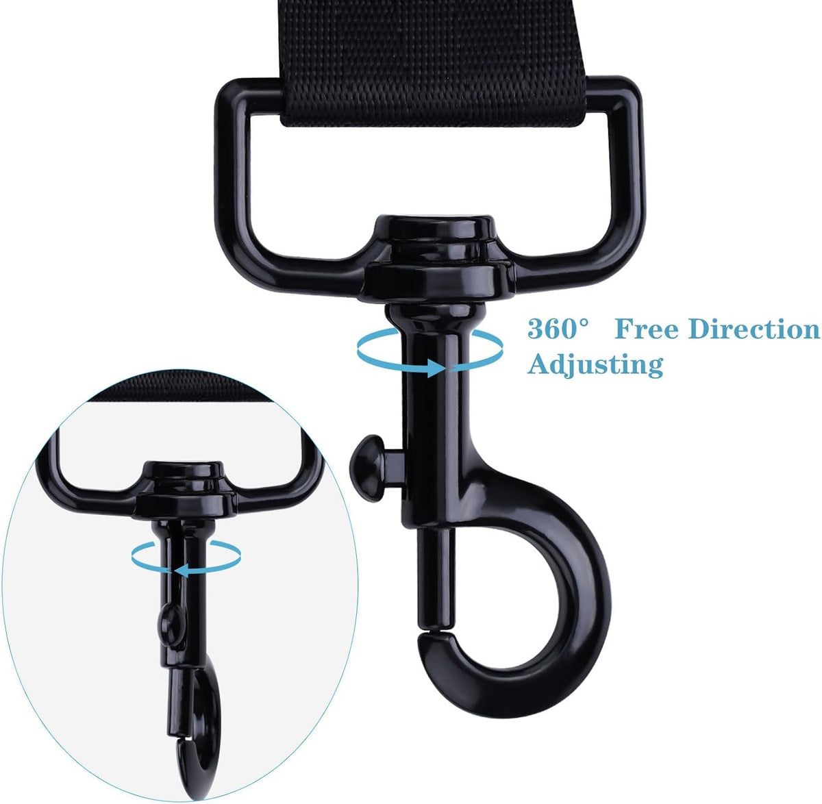 Stroller Straps for Babyzen Yoyo,Yoy2,Yoy3,Yoya,Yuyu,Zoe, Stroller Carry Strap for Parents, Airplane Travel,Outdoor,RV (Black)
