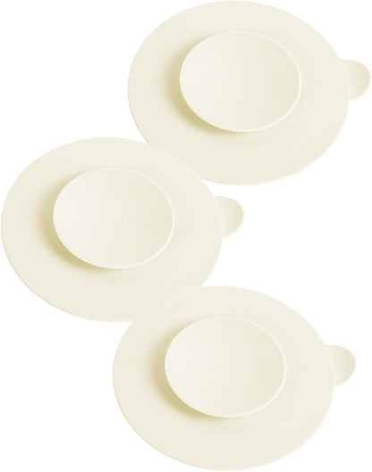 Baby Suction Bowl Pads 3Pcs Silicone Place Mats for Children