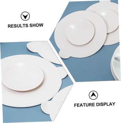 Baby Suction Bowl Pads 3Pcs Silicone Place Mats for Children