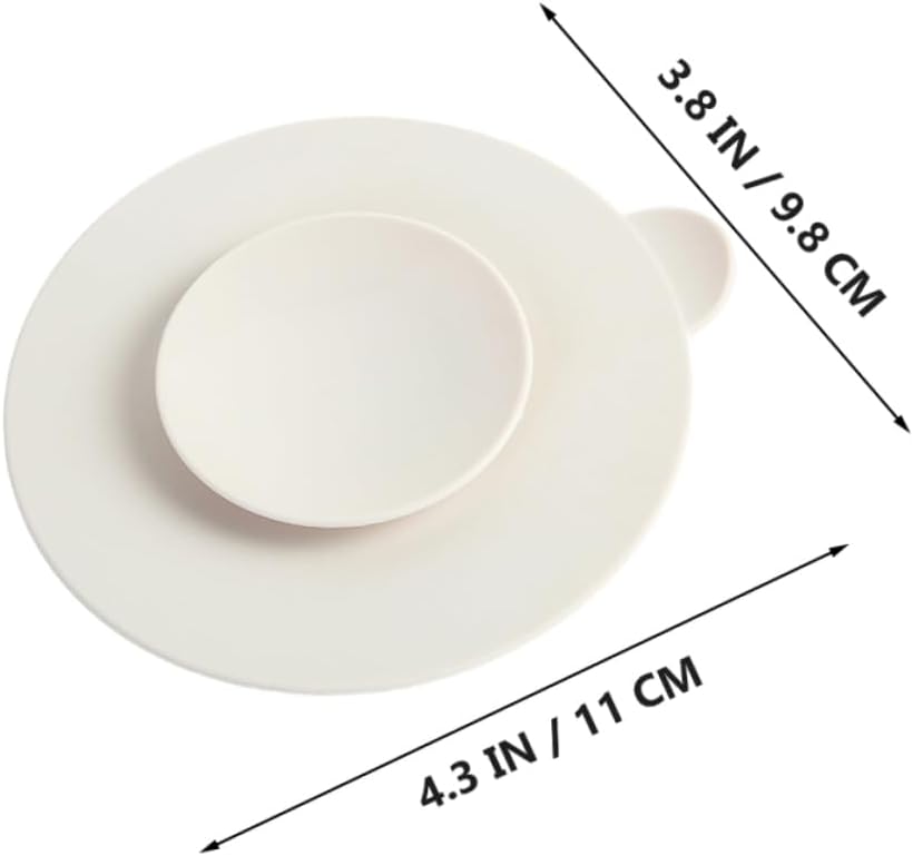 Baby Suction Bowl Pads 3Pcs Silicone Place Mats for Children