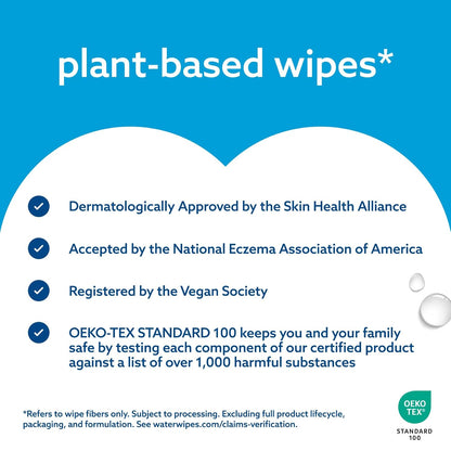 Sensitive+ Newborn & Baby Wipes, 3-In-1 Cleans, Cares, Protects, 99.9% Water, Unscented & Hypoallergenic, 720 Count (12 Packs)