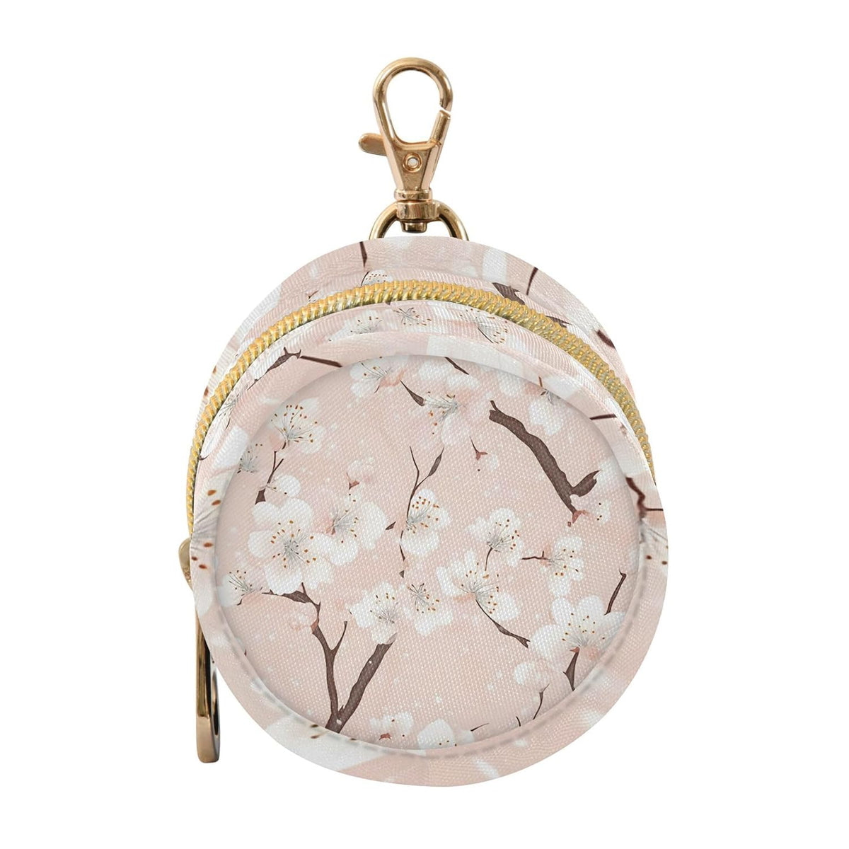 Beautiful Cherry Blossoms Baby Pacifier Holder Case, Dustproof Portable Storage Box for Diaper Bag Purse, Pacifier Storage Container for Boys & Girls
