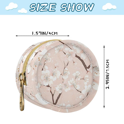 Beautiful Cherry Blossoms Baby Pacifier Holder Case, Dustproof Portable Storage Box for Diaper Bag Purse, Pacifier Storage Container for Boys & Girls