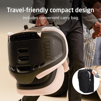 Tanza Belt-Positioning Booster Car Seat with Back, Foldable Car Seat, Sea Shadow