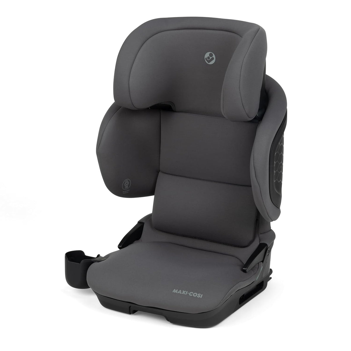 Tanza Belt-Positioning Booster Car Seat with Back, Foldable Car Seat, Sea Shadow
