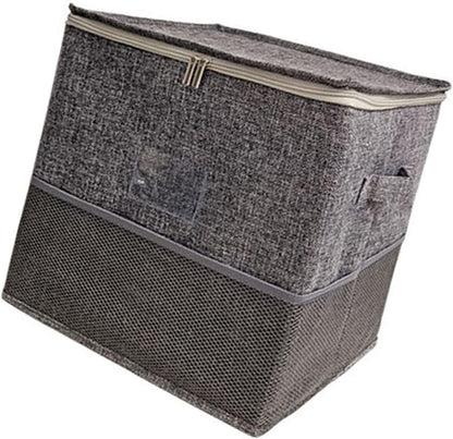Round Play Mat Storage Bin with Square Fabric Organizer, Side Handle Carry, Large Toy Collection Basket for Playroom Bedroom Cleanup Playroom Organizer Cleanup Basket Toy Mat Hamper