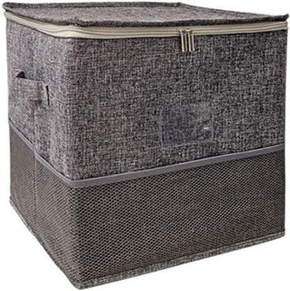 Round Play Mat Storage Bin with Square Fabric Organizer, Side Handle Carry, Large Toy Collection Basket for Playroom Bedroom Cleanup Playroom Organizer Cleanup Basket Toy Mat Hamper