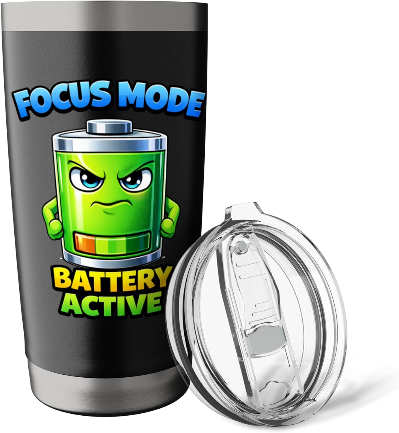 Focused Energy Mode Character Stainless Steel Insulated Tumbler