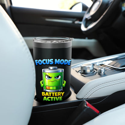 Focused Energy Mode Character Stainless Steel Insulated Tumbler