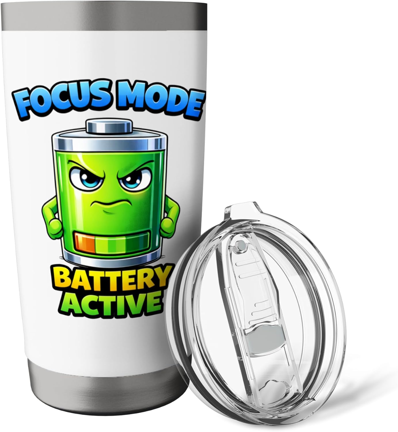 Focused Energy Mode Character Stainless Steel Insulated Tumbler