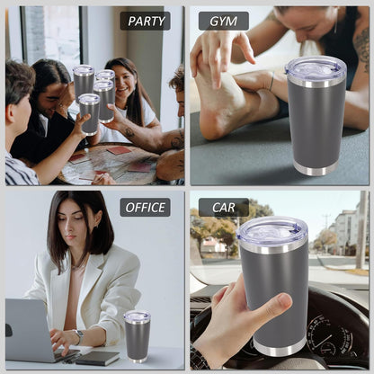 20oz Tumbler with Lid Stainless Steel Tumblers Insulated Mug Navy 1P