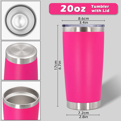 20oz Tumbler with Lid Stainless Steel Tumblers Insulated Mug Navy 1P