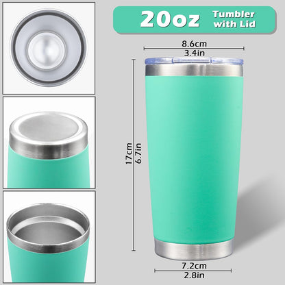 20oz Tumbler with Lid Stainless Steel Tumblers Insulated Mug Navy 1P