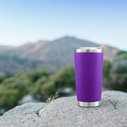 20oz Tumbler with Lid Stainless Steel Tumblers Insulated Mug Navy 1P