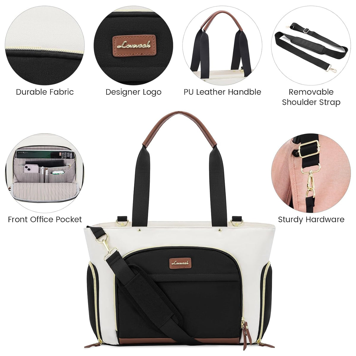 Diaper Bag Set, 3-Piece Set with Laptop Pocket, Cooler Bag & Changing Pad, Fits Most Breast Pumps, Grey, 15.7" x 8" x 11", For Mothers, Newborn - 3 Years
