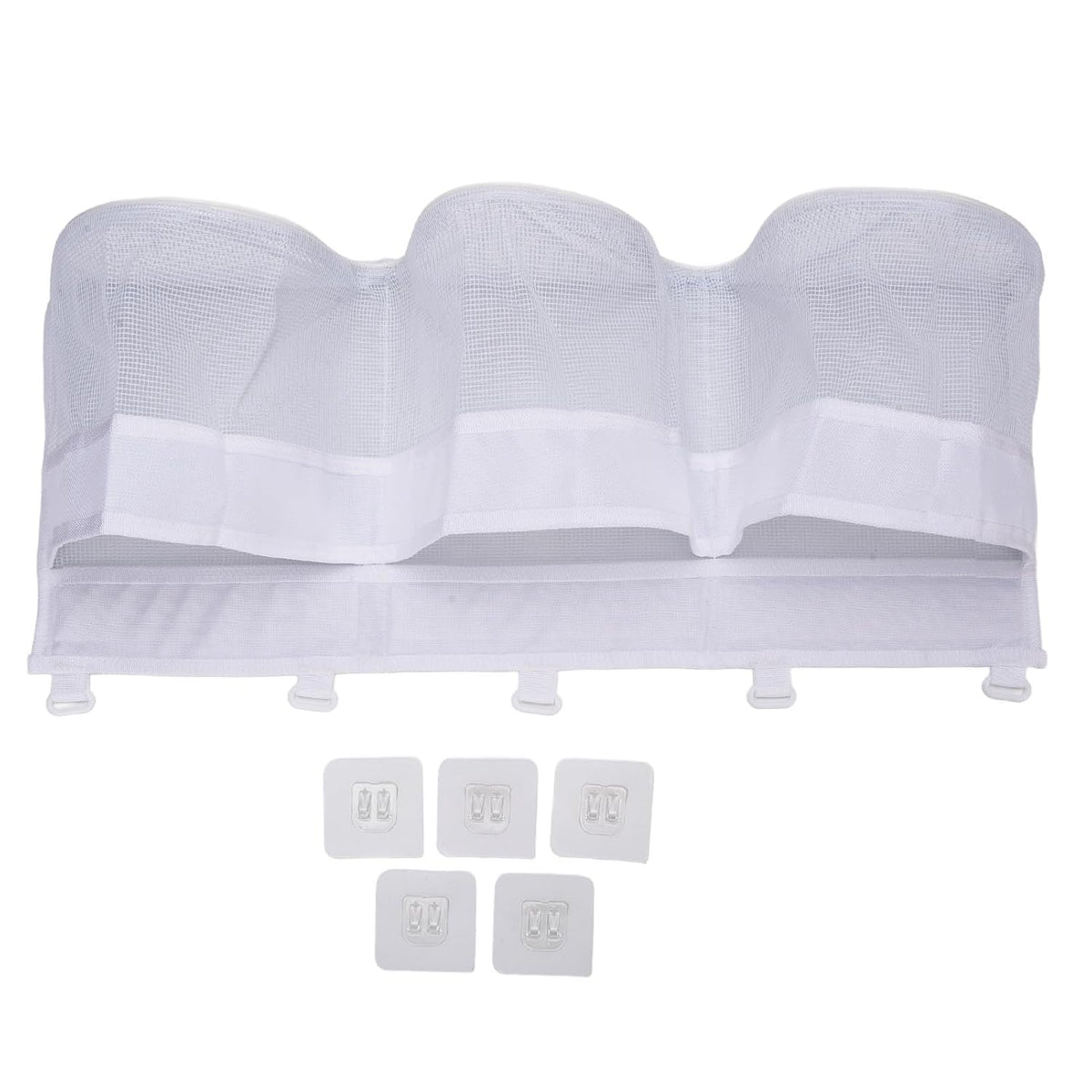 Mesh Bath Toy Organizer, Multifunctional Bathtub Toy Organizer with 3 Pockets Mesh Bath Storage Quick Drying Net Tidy with 5 Strong Suction Hooks for