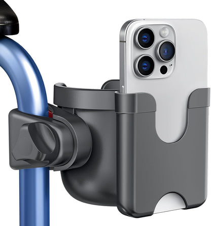 Cup Holder for Walker, Wheelchair Cup Holder with Phone Holder for Seniors