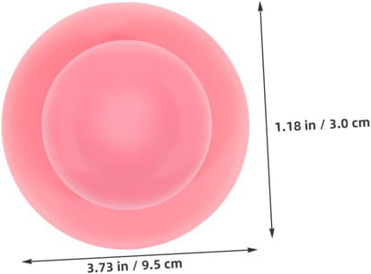 Double Sided Silicone Suction Cup Pad Boys and Girls Tableware Plate Bowl Sucker Suction Base for Plate Silicone Sucker for Boys and Girls