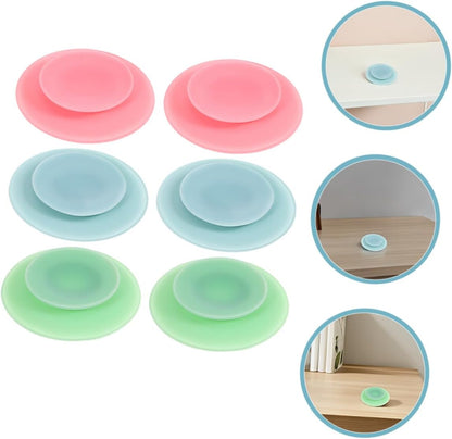 Double Sided Silicone Suction Cup Pad Boys and Girls Tableware Plate Bowl Sucker Suction Base for Plate Silicone Sucker for Boys and Girls