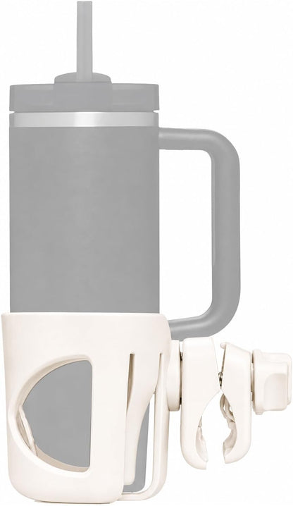 New Stroller Cup Holder for Stanley Quencher H2.0 (30 & 40 Oz. Models), Also Compatible with Stanley IceFlow (20 & 30 Oz. Models) - Black