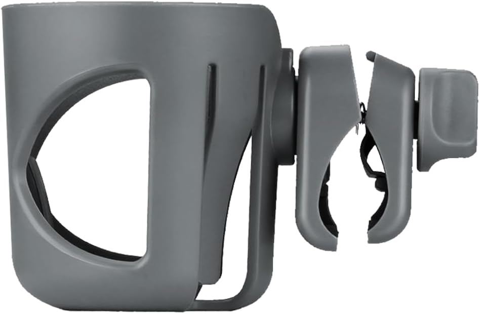 New Stroller Cup Holder for Stanley Quencher H2.0 (30 & 40 Oz. Models), Also Compatible with Stanley IceFlow (20 & 30 Oz. Models) - Black
