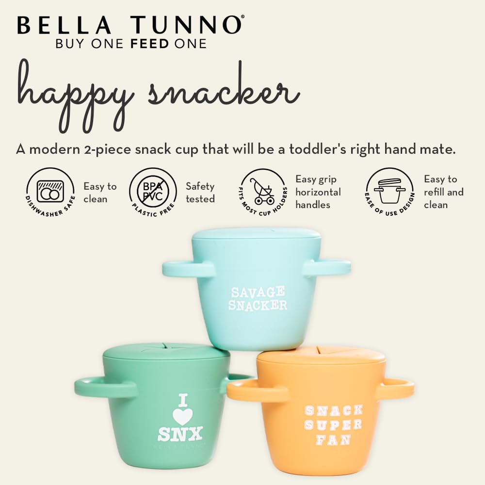 Happy Snacker Spill Proof Silicone Snack Cup, BPA Free, 1 Count