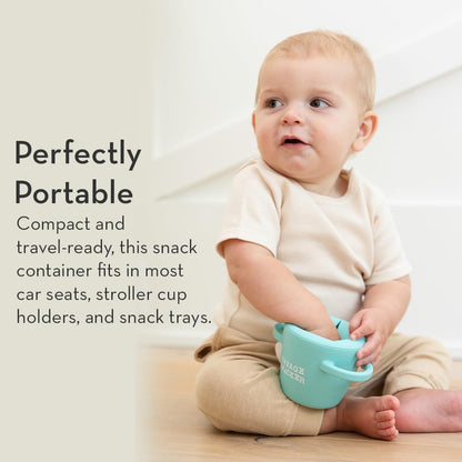 Happy Snacker Spill Proof Silicone Snack Cup, BPA Free, 1 Count