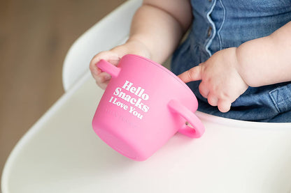 Happy Snacker Spill Proof Silicone Snack Cup, BPA Free, 1 Count