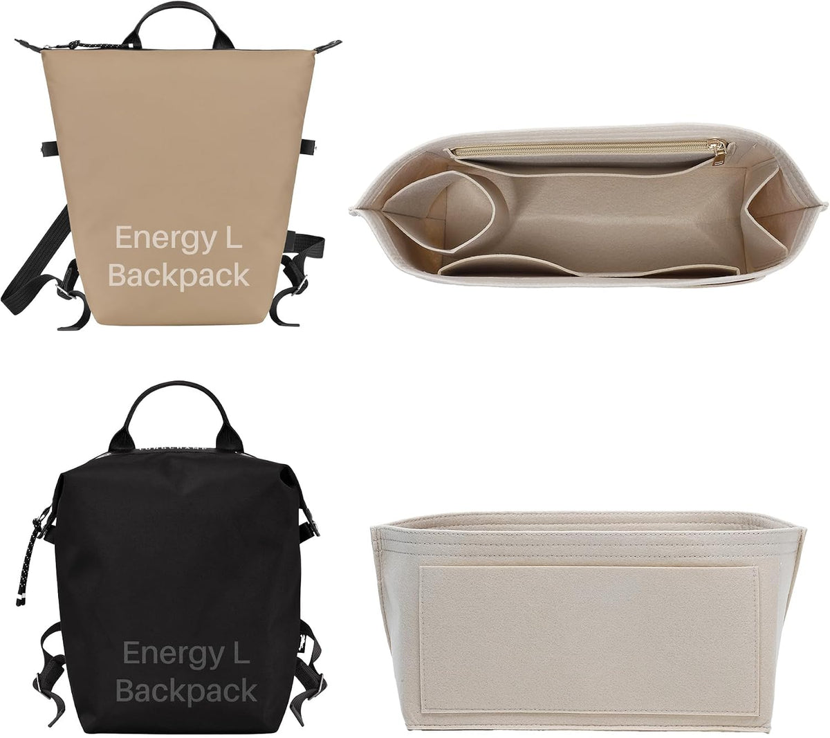 Purse Organizer Insert for Longchamp Le Pliage, Tote Bag Organizer