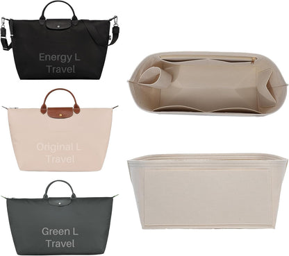 Purse Organizer Insert for Longchamp Le Pliage, Tote Bag Organizer