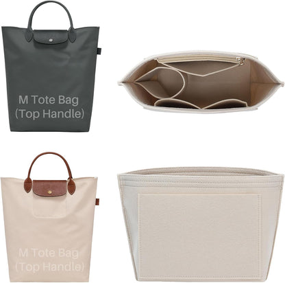 Purse Organizer Insert for Longchamp Le Pliage, Tote Bag Organizer