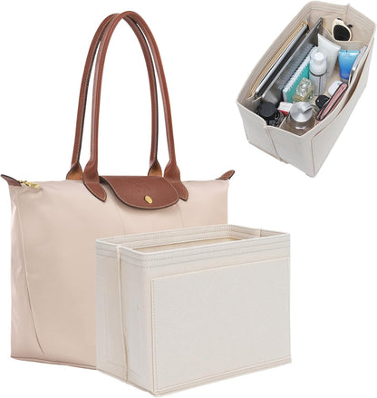 Purse Organizer Insert for Longchamp Le Pliage, Tote Bag Organizer