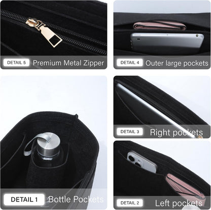 Purse Organizer Insert for Longchamp Le Pliage, Tote Bag Organizer