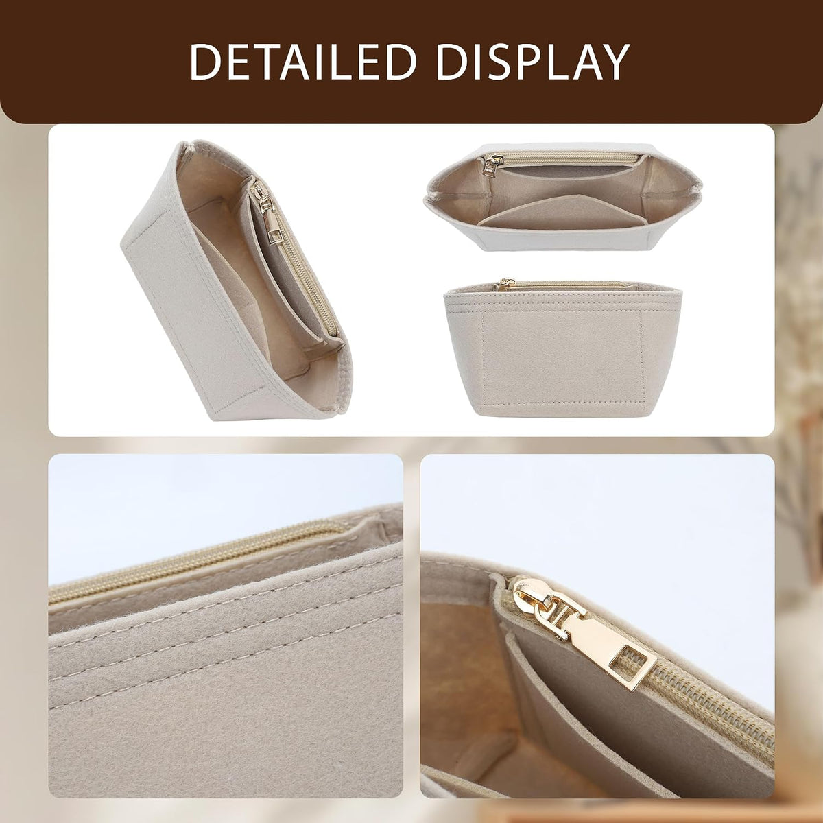 Purse Organizer Insert for Longchamp Le Pliage, Tote Bag Organizer