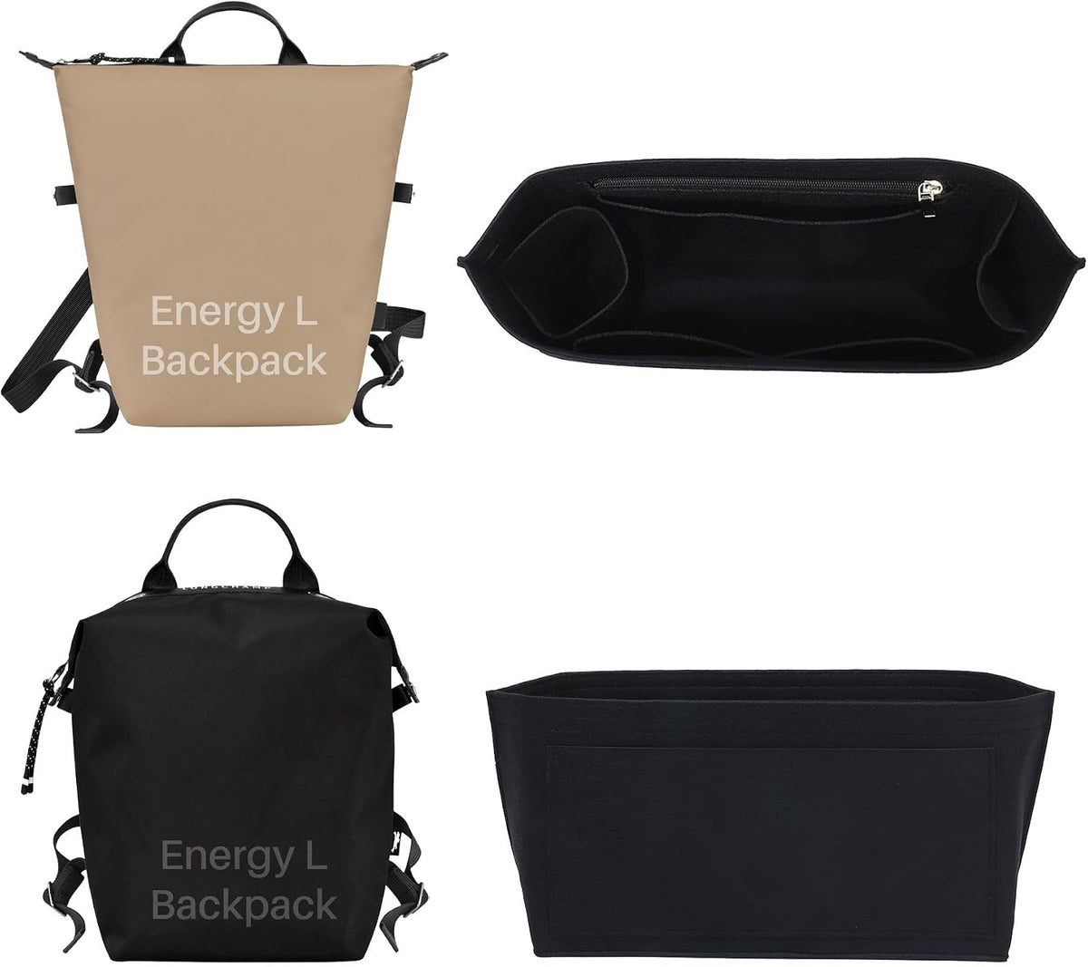 Purse Organizer Insert for Longchamp Le Pliage, Tote Bag Organizer